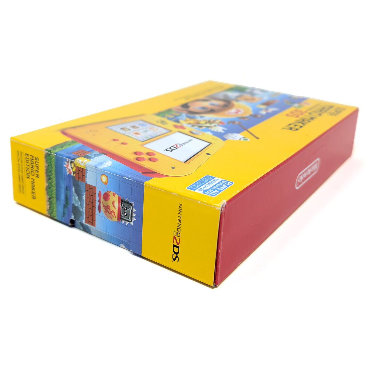 Nintendo 2DS Super Mario Maker for Nintendo 3DS Bundle - Yellow/Red