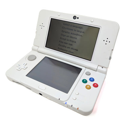 Nintendo New 3DS White Console Super Mario 3D Land Edition Box + Extra Plates