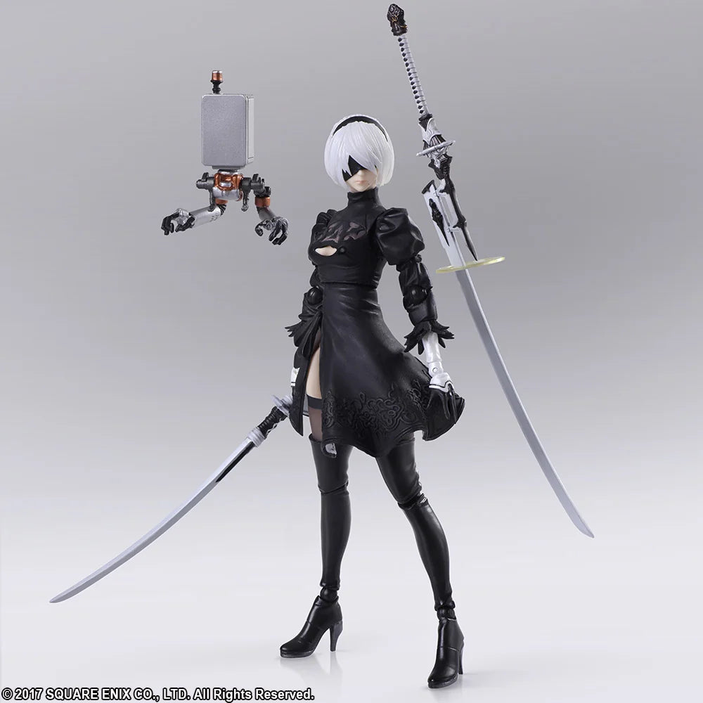 Square Enix NieR:Automata 2B (YoRHa No. 2 Type B) Ver. 2 Bring Arts Action Figure - Photo 3