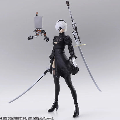 Square Enix NieR:Automata 2B (YoRHa No. 2 Type B) Ver. 2 Bring Arts Action Figure - Photo 3
