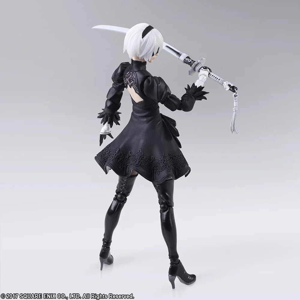 Square Enix NieR:Automata 2B (YoRHa No. 2 Type B) Ver. 2 Bring Arts Action Figure - Photo 4
