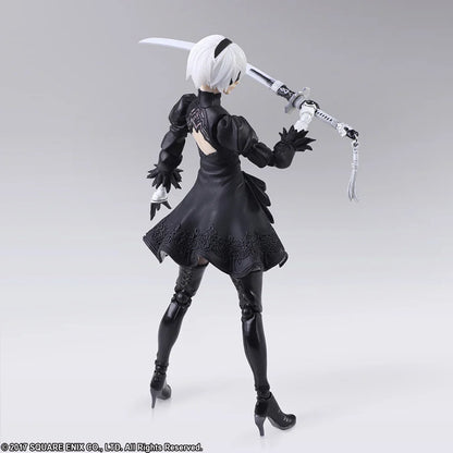 Square Enix NieR:Automata 2B (YoRHa No. 2 Type B) Ver. 2 Bring Arts Action Figure - Photo 4