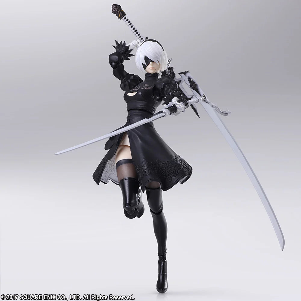Square Enix NieR:Automata 2B (YoRHa No. 2 Type B) Ver. 2 Bring Arts Action Figure - Photo 5
