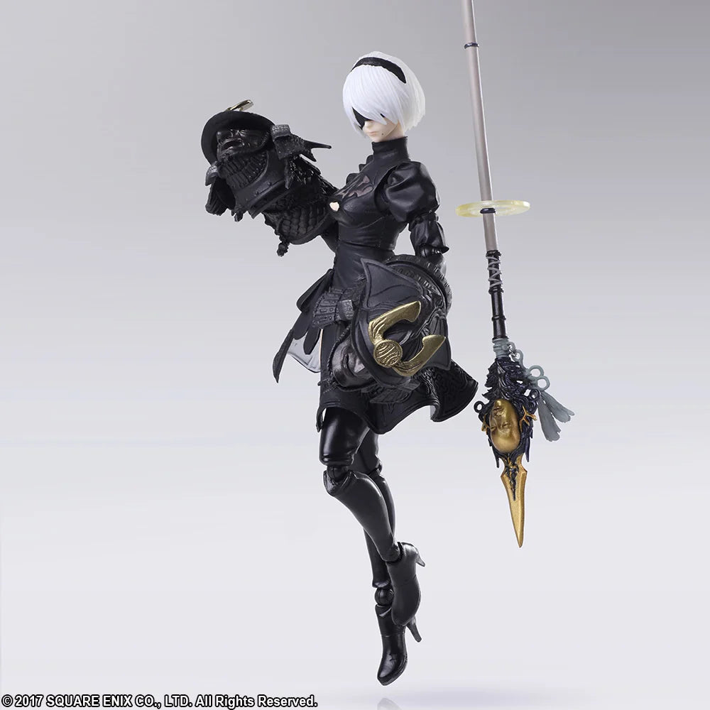 Square Enix NieR:Automata 2B (YoRHa No. 2 Type B) Ver. 2 Bring Arts Action Figure - Photo 6