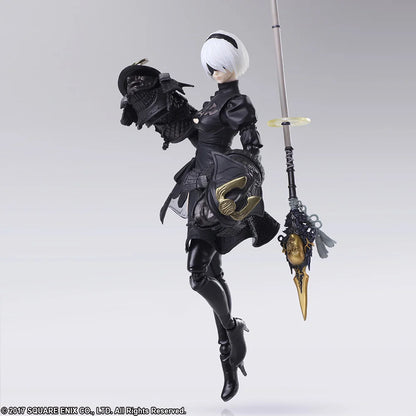 Square Enix NieR:Automata 2B (YoRHa No. 2 Type B) Ver. 2 Bring Arts Action Figure - Photo 6